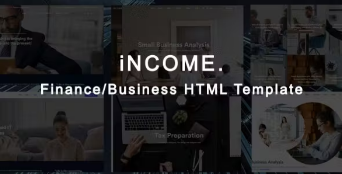 دانلود قالب HTML انگلیسی شرکتی income