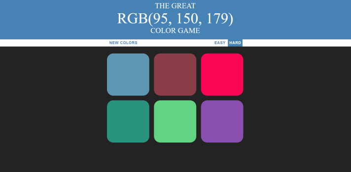 دانلود پروژه بازی رنگ RGB در جاوا اسکریپت