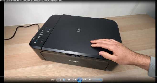 نحوه گرفتن اسکن در پرینتر کانن Canon PIXMA MG3620 Printer  با کامپیوتر و یا بدون کامپیوتر