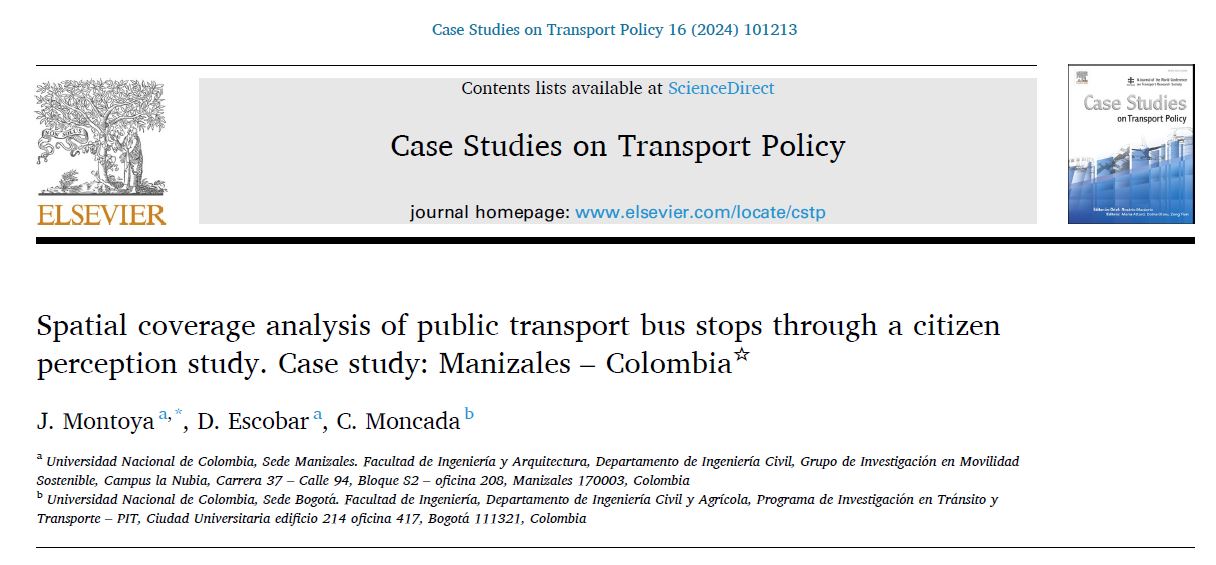 دانلود مقاله تجزیه و تحلیل پوشش فضایی ایستگاه های اتوبوس حمل و نقل عمومی از طریق مطالعه ادراک شهروندان مطالعه موردی: Manizales – کلمبیا