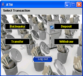 دانلود پروژه سیستم ATM (رابط کاربری گرافیکی جاوا)