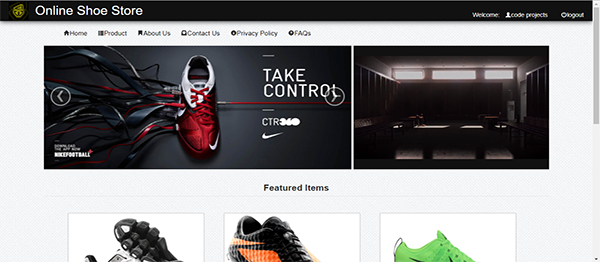 دانلود پروژه کاربردی فروشگاه آنلاین کفش در PHP