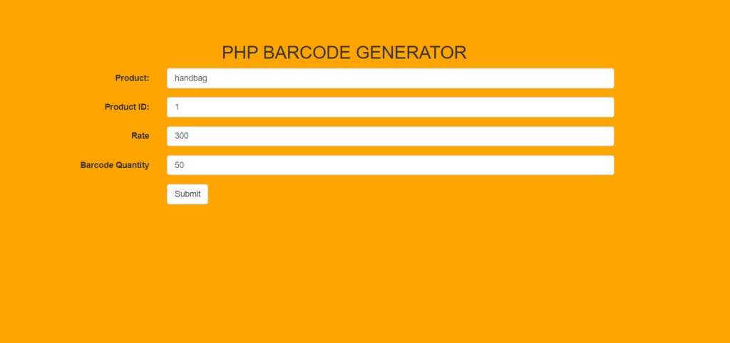 دانلود پروژه کاربردی  تولید بارکد در PHP 