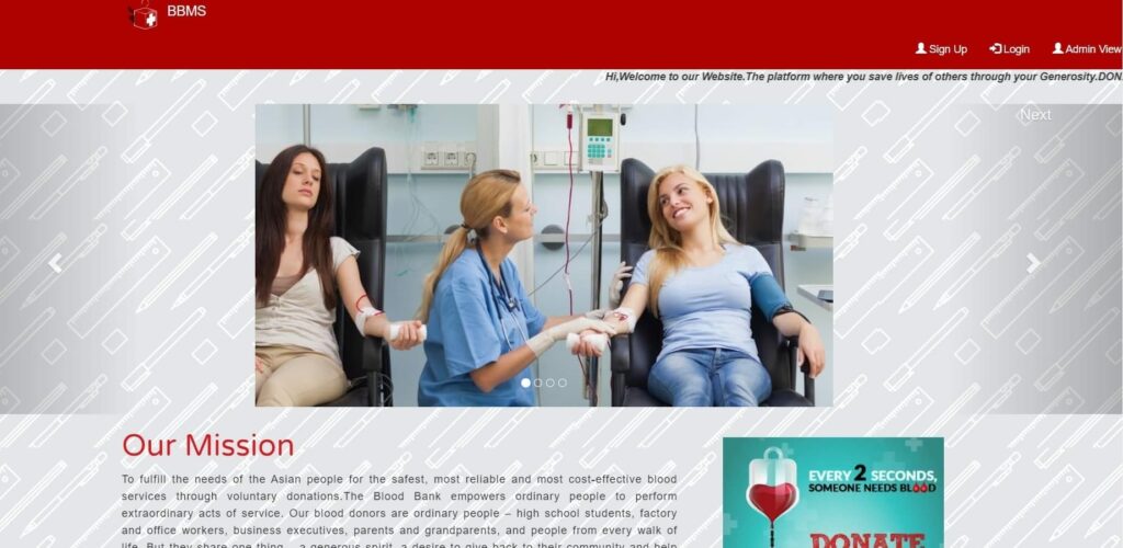 دانلود پروژه کاربردی  سیستم بانک خون در PHP 