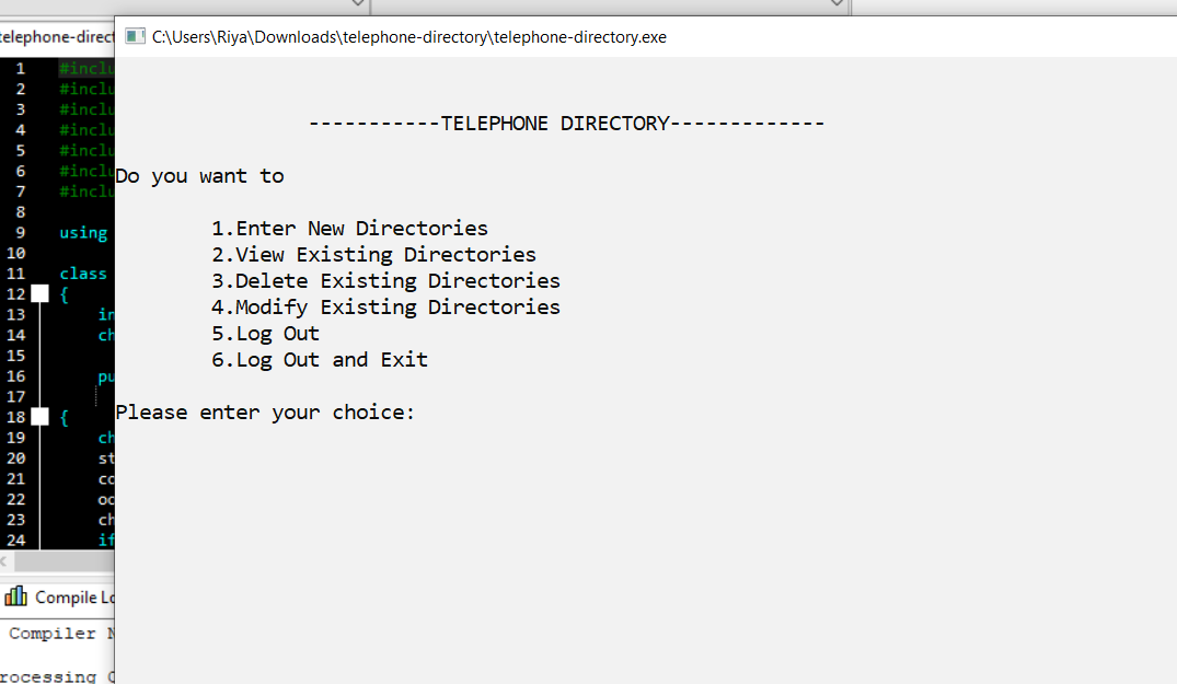 دانلود پروژه کاربردی دایرکتوری تلفن در ++C با سورس کد