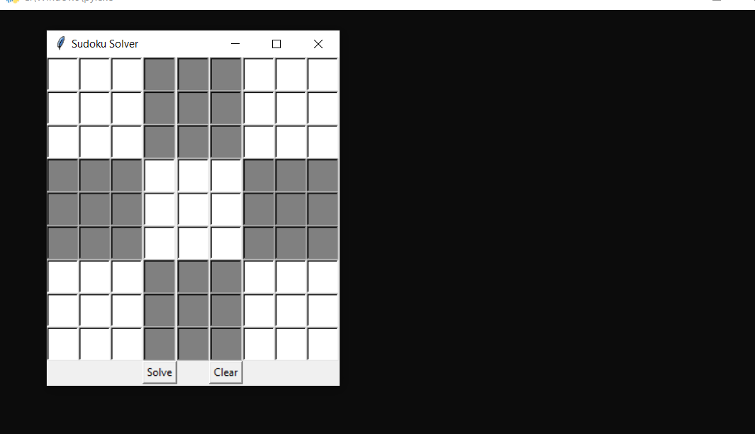 دانلود پروژه کاربردی حل کننده سودوکو در پایتون