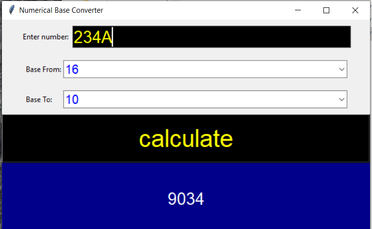دانلود پروژه کاربردی مبدل مبنای عددی در پایتون