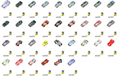 دانلود فایل آرشیو بلوک‌های CAD سه‌بعدی از خودروها در اتوکد