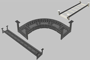 دانلود فایل بلوک‌های CAD سه‌بعدی سیستم کابل برق در اتوکد