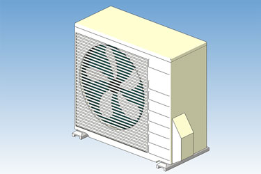 دانلود فایل مدل سه‌بعدی رویت از دستگاه تهویه مطبوع دایکین در اتوکد