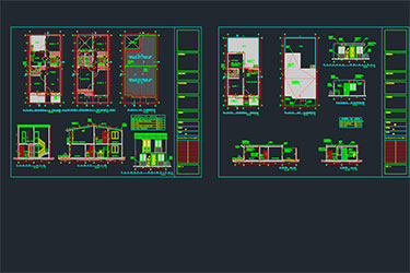 دانلود فایل معماری با نقشه DWG معماری هتل و مرکز ورزشی در اتوکد