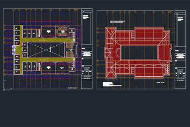 دانلود فایل معماری پروژه آزمایشگاه با فرمت DWG در اتوکد