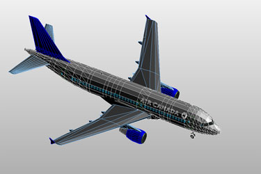 دانلود فایل معماری مدل سه بعدی Airbus A320 در نرم‌افزار Revit در اتوکد