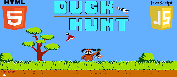 دانلود پروژه بازی Duck Hunt در HTML5 و جاوا اسکریپت با کد منبع