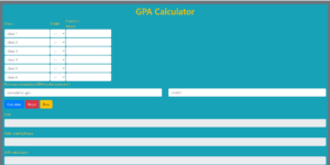 دانلود پروژه کاربردی محاسبه‌گر GPA در جاوا اسکریپت با کد منبع