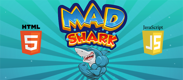 دانلود پروژه بازی Mad Shark با استفاده از HTML5 و JavaScript