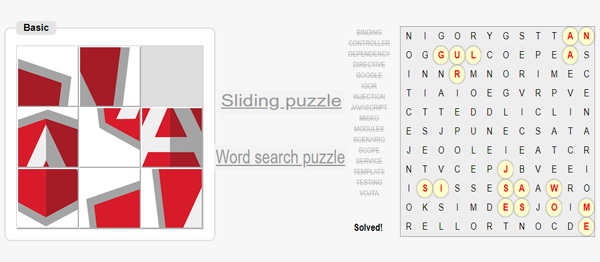 دانلود پروژه بازی پازل ساده (Simple Puzzle Game) با استفاده از AngularJS و کد منبع