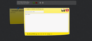 دانلود پروژه کاربردی ساخت یک **Sticky Notes** با استفاده از HTML5 و JavaScript