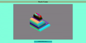 دانلود پروژه  بازی **Stack** (بازی چیدن اشیا) با استفاده از **JavaScript**، **HTML** و **CSS*