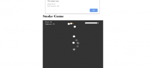 دانلود پروژه بازی مار با استفاده از JavaScript