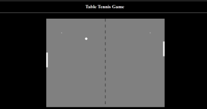 دانلود پروژه  بازی تنیس روی میز (Table Tennis) با استفاده از HTML، CSS، و JavaScript