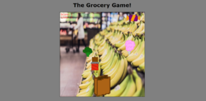 دانلود پروژه **بازی فروشگاهی** (Grocery Game) با استفاده از HTML، CSS و JavaScript