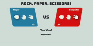 دانلود پروژه  بازی **سنگ، کاغذ، قیچی** (Rock, Paper, Scissors) با استفاده از HTML، CSS و JavaScript