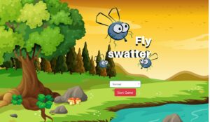 دانلود پروژه  بازی **مگس‌کش** (Flyswatter Game) با استفاده از HTML، CSS و JavaScript