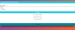دانلود پروژه کاربردی **تولیدکننده نقل‌قول بیمه خودرو** (Car Insurance Quote Generator) با استفاده از HTML، CSS و JavaScript 