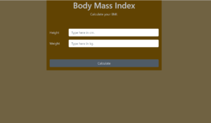 دانلود پروژه کاربردی **محاسبه‌گر شاخص توده بدنی (BMI)** با استفاده از HTML، CSS و JavaScript