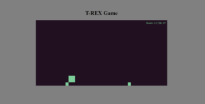 دانلود پروژه **بازی T-Rex** (بازی دایناسور) با استفاده از HTML، CSS و JavaScript