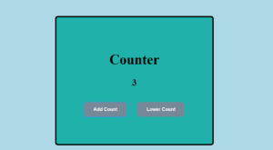 دانلود پروژه کاربردی **شمارنده (Counter)** با استفاده از HTML، CSS و JavaScript