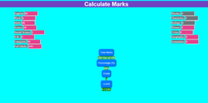 دانلود پروژه کاربردی **محاسبه‌گر نمرات (Marks Calculator)** با استفاده از HTML، CSS و JavaScript