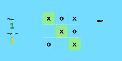 دانلود پروژه  بازی **تیک‌تاک‌تو** (Tic Tac Toe) با استفاده از JavaScript، HTML و CSS