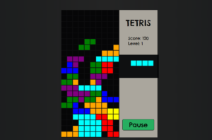 دانلود پروژه بازی **تتریس** (Tetris) با استفاده از HTML، CSS و JavaScript 