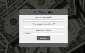 دانلود پروژه کاربردی **محاسبه‌گر انعام (Tip Calculator)** در JavaScript