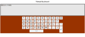 دانلود پروژه کاربردی **صفحه کلید مجازی (Virtual Keyboard)** با استفاده از JavaScript