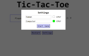 دانلود پروژه **بازی تیک‌تک‌تو (TicTacToe)** با استفاده از JavaScript